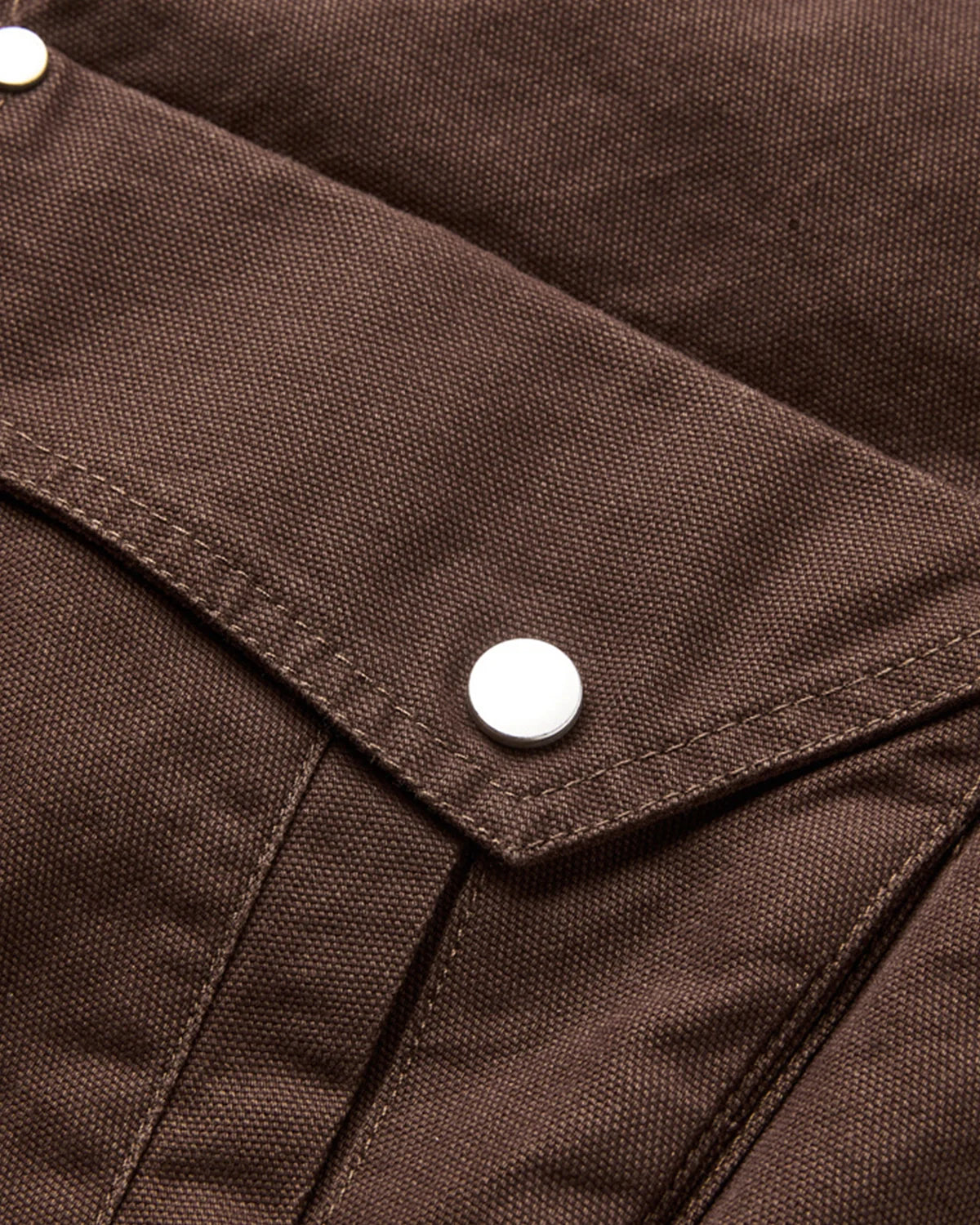 Vintage Metal Buckle Canvas Clasp Jacket | Inflation Streetwear