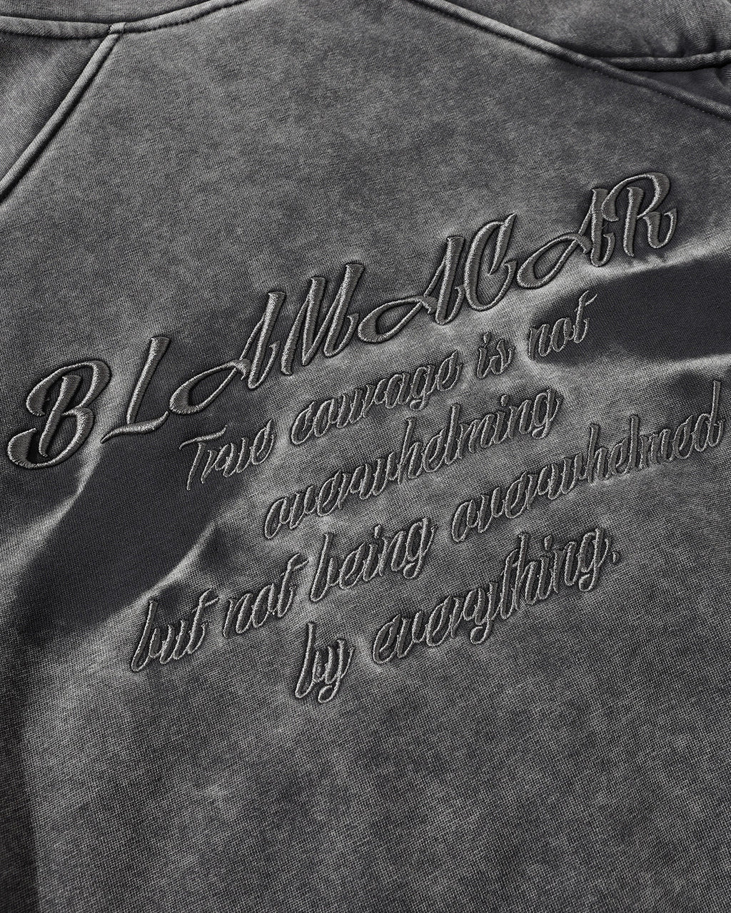 Acid Washed Embroidery Zip Up Hoodies | Inflation Streetwear