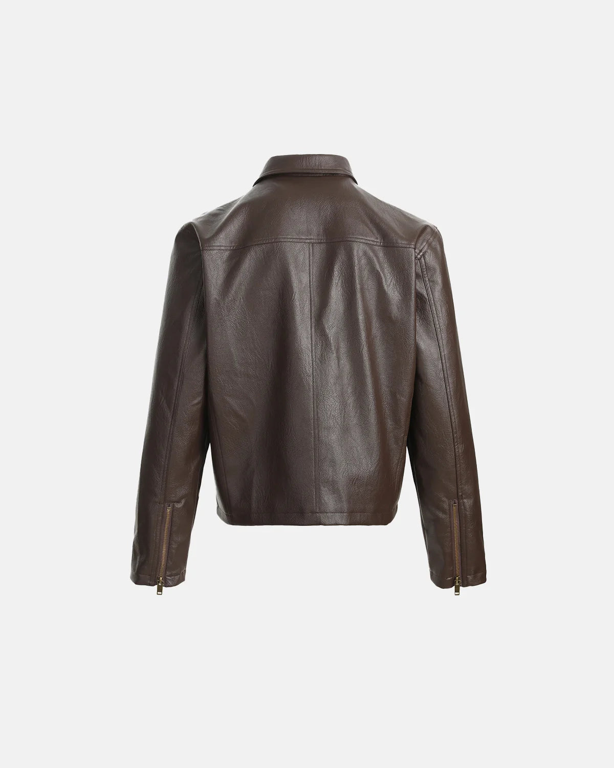 Faux Leather Clasp Jacket | Inflation Streetwear