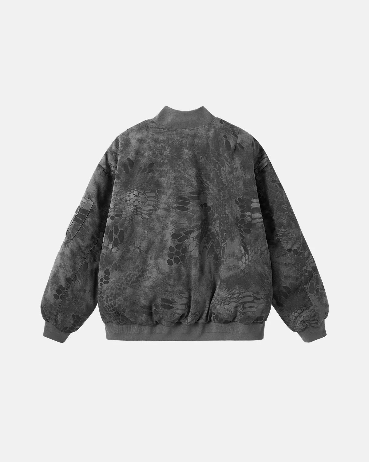 Snake Scale Camouflage Bomber Jacket | Inflation Streetwear