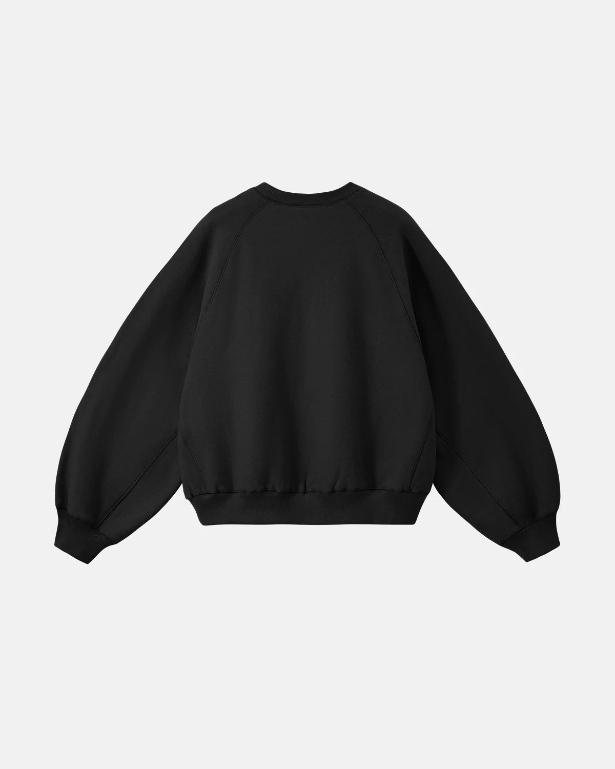 Batwing Sleeve Fleece Crewneck Sweatshirt | Inflation Streetwear