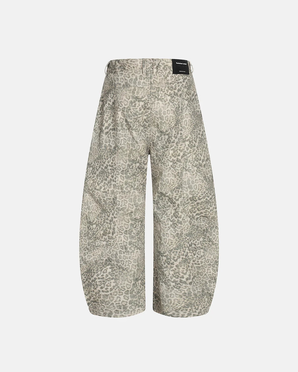 Chill Leopard Pattern Barrel Pants | Inflation Streetwear