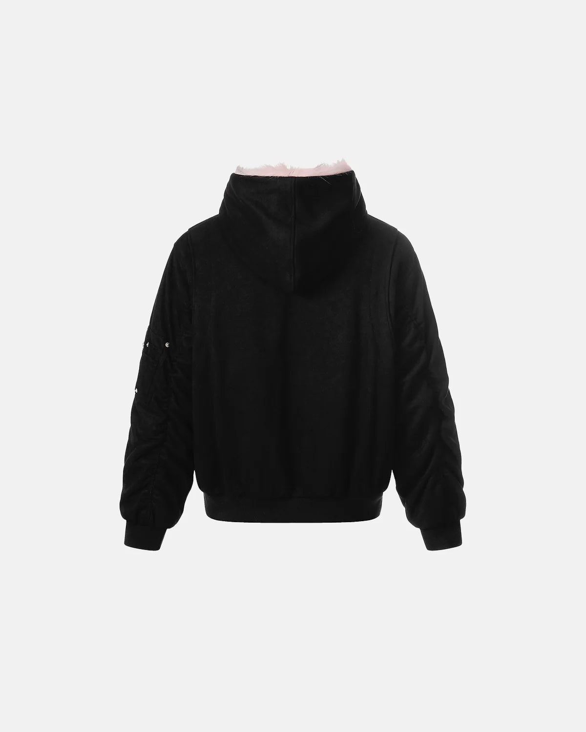 Reversible Faux Fur Hooded Jacket |  Inflation Streetwear