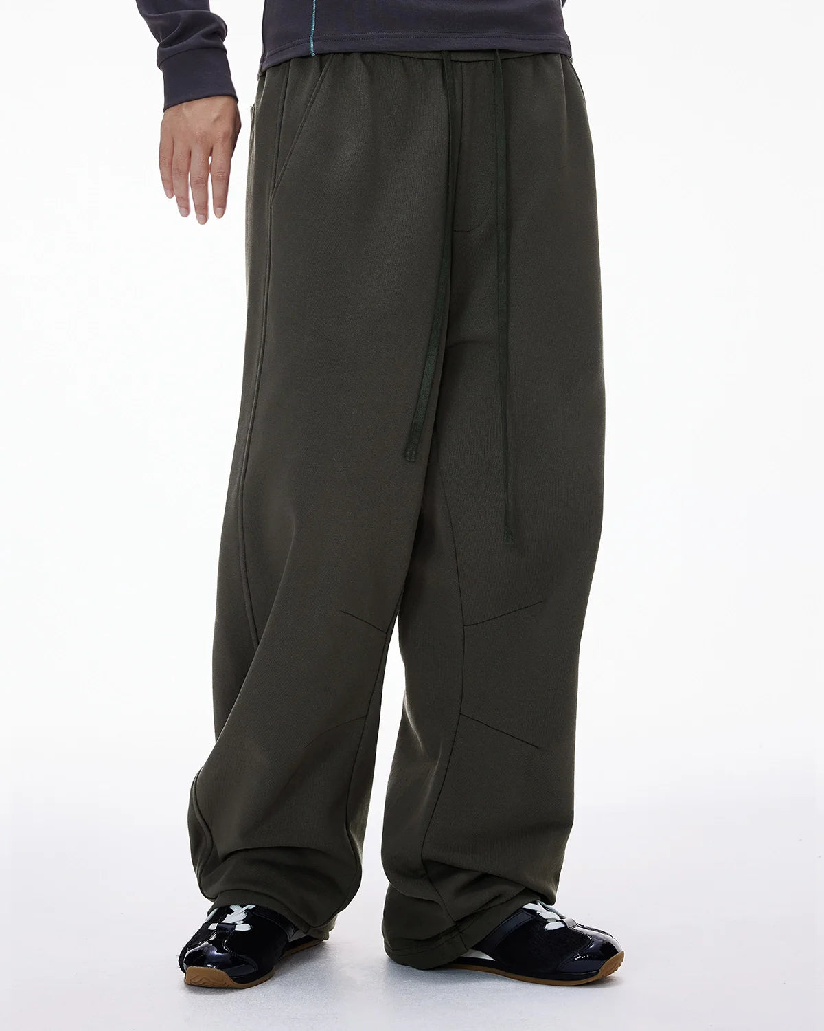 Grey French Terry Barrel Sweatpant | Inflation Streetwear