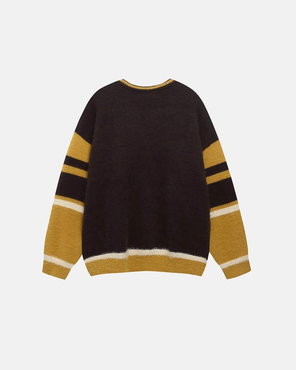 Retro Jacquard Polo Sweater | Inflation Streetwear