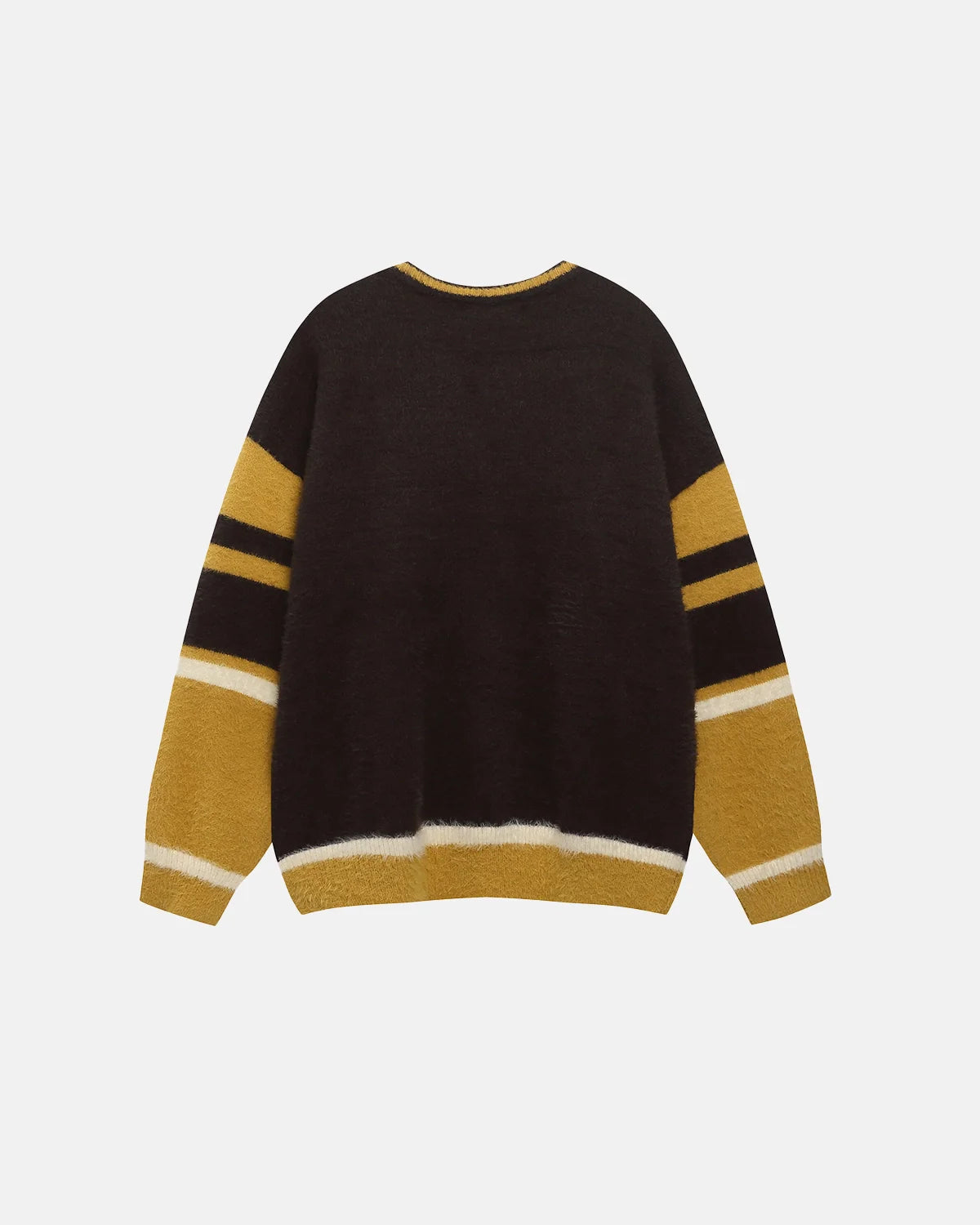 Retro Jacquard Polo Sweater | Inflation Streetwear