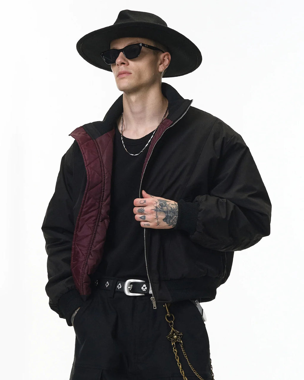 Cotton Padded Bomber Jacket | Inflation Streetwear