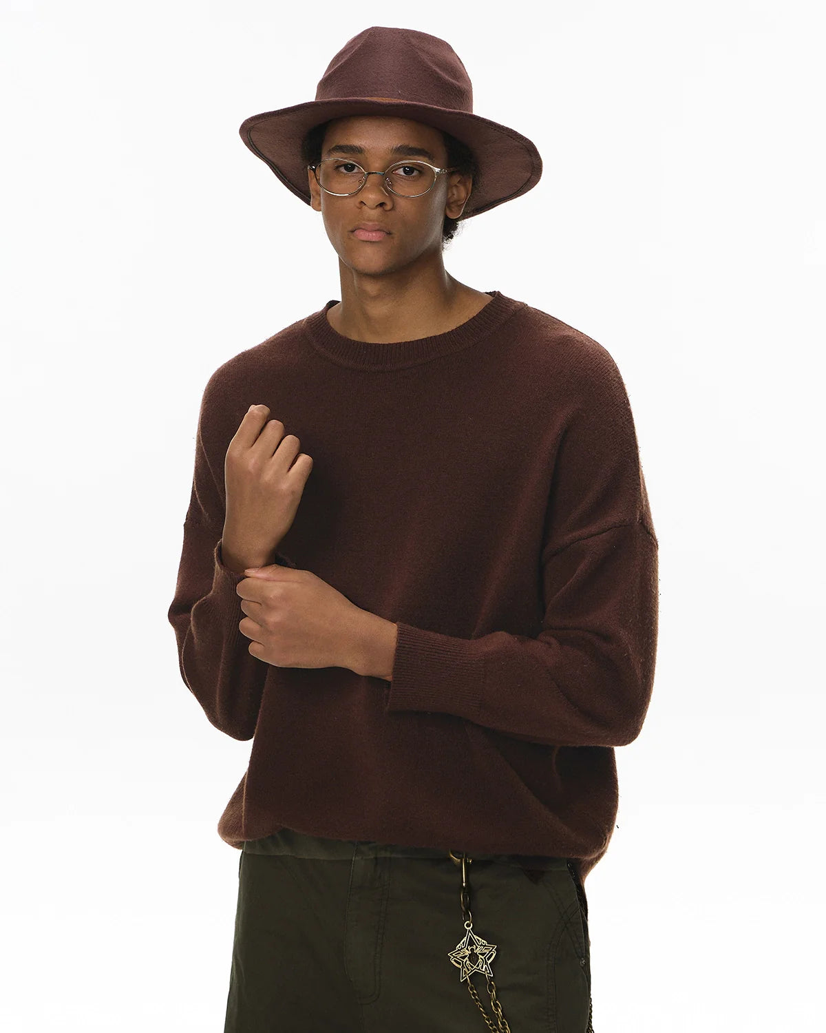 Crew Neck Knit Sweater| Inflation Streetwear