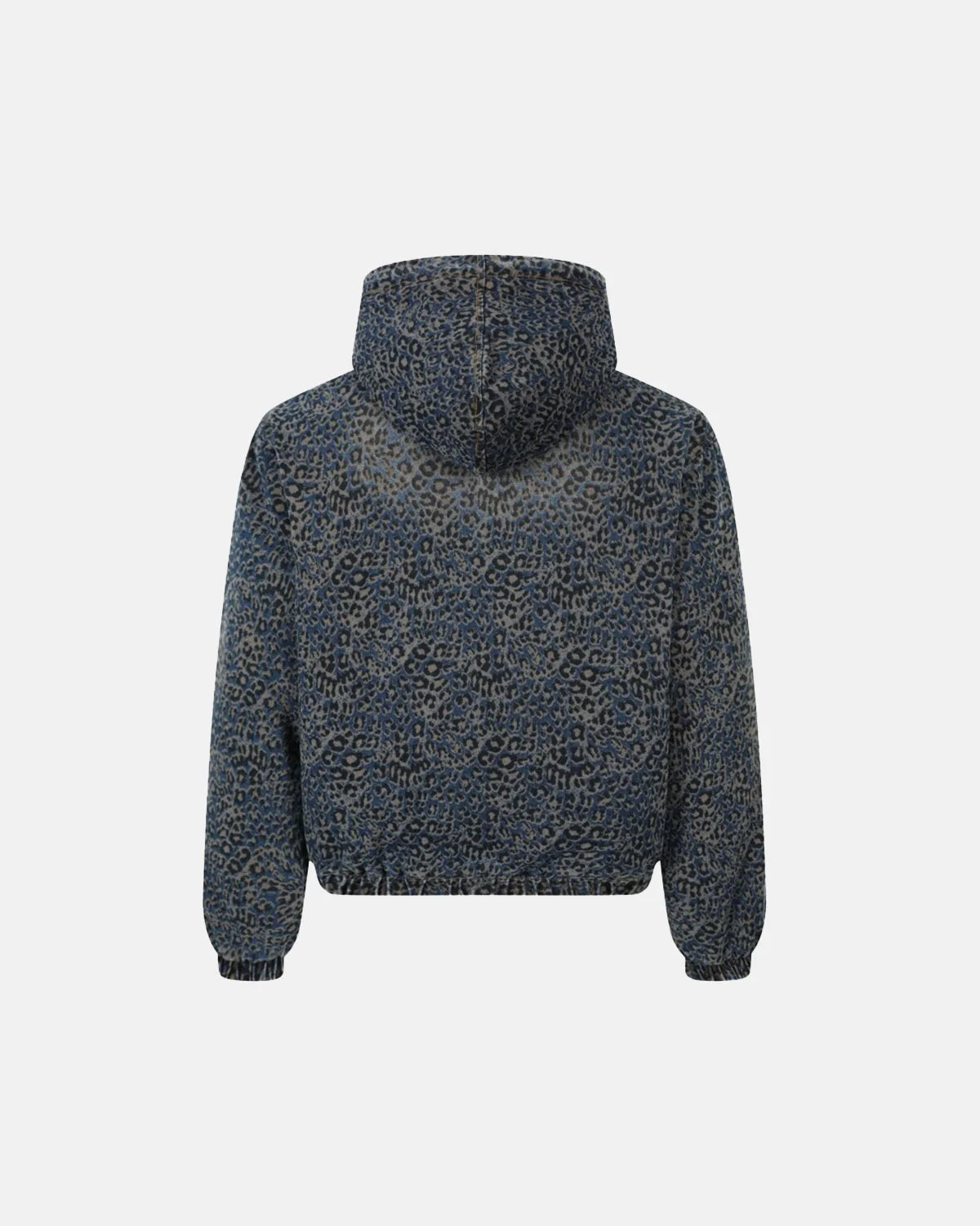 Faux Fur Washed Leopard Padded Coat | Inflation Streetwear