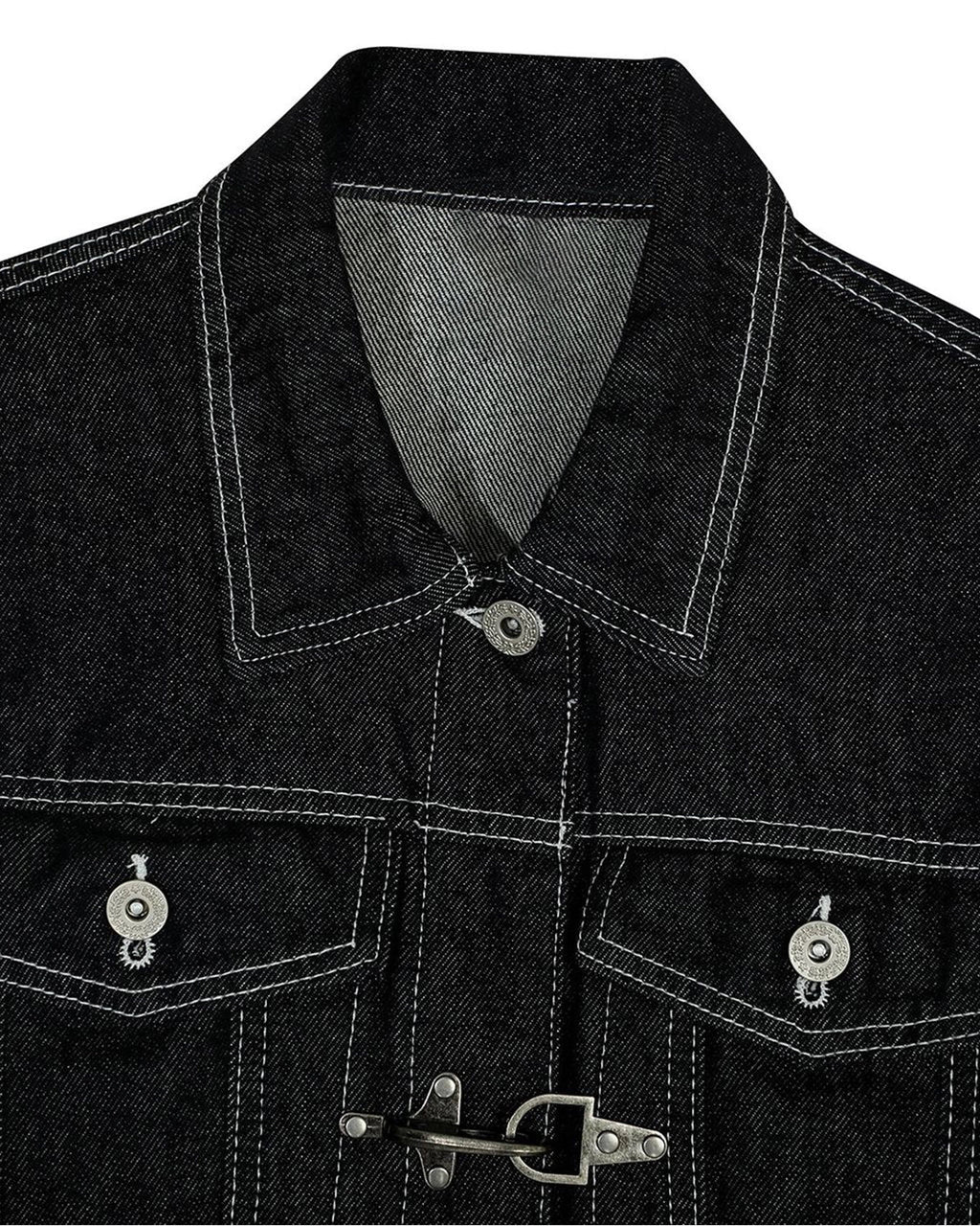 Raw Clasp Denim Jacket | Inflation Streetwear