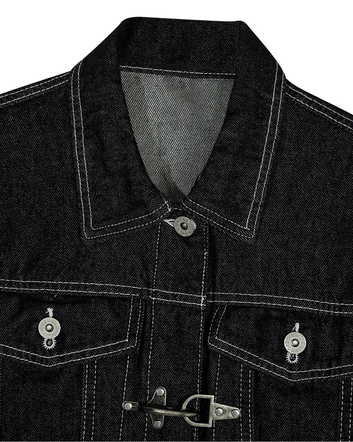 Raw Clasp Denim Jacket | Inflation Streetwear