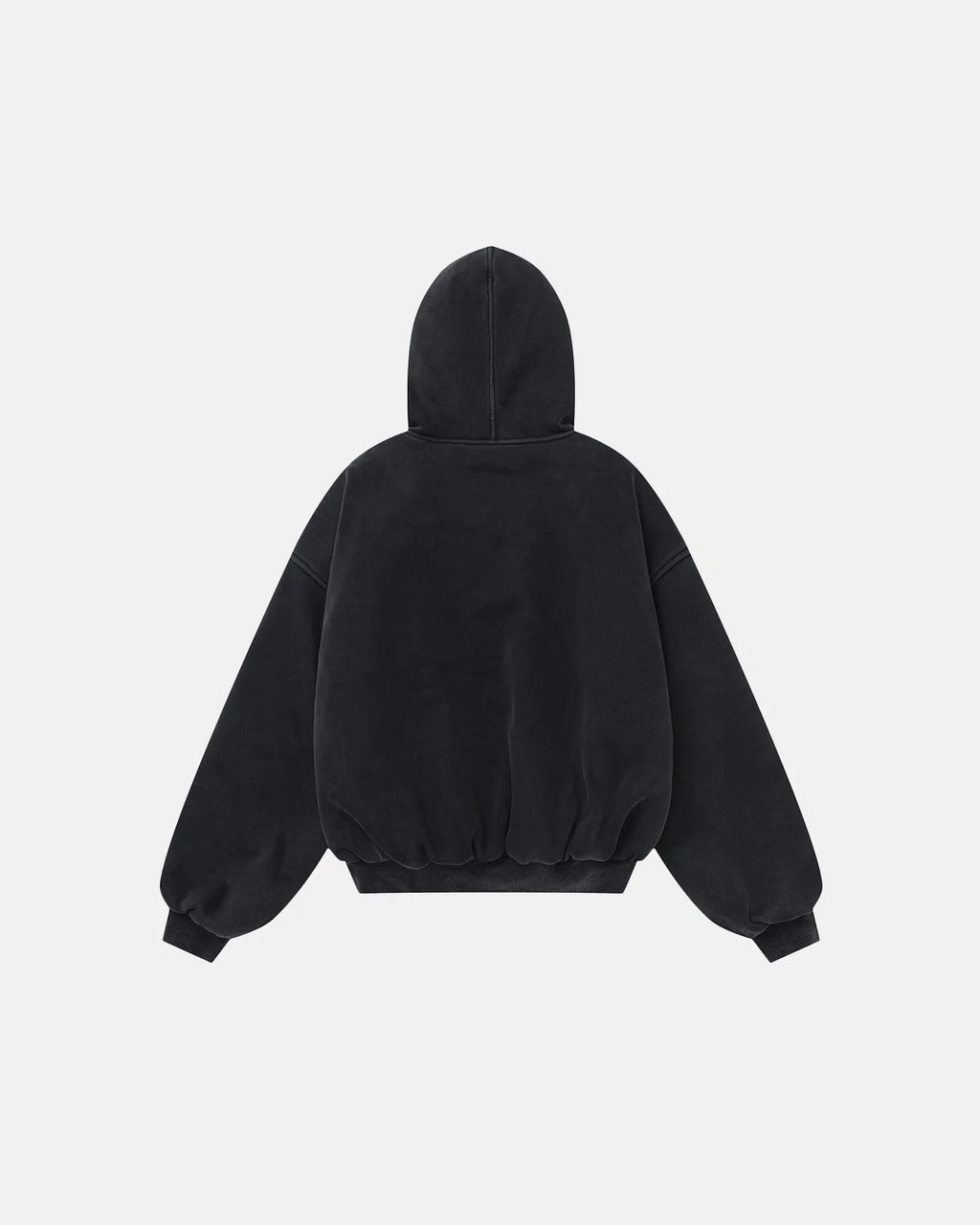 Acid Washed Graphic Cotton Padded Jacket | Inflation Streetwear