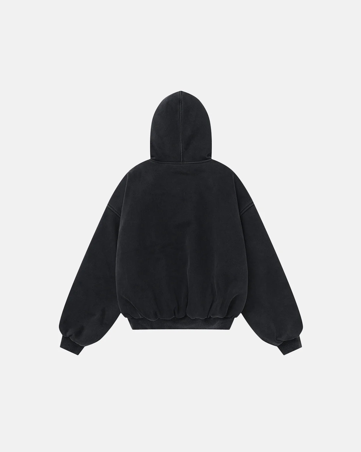 Acid Washed Graphic Cotton Padded Jacket | Inflation Streetwear