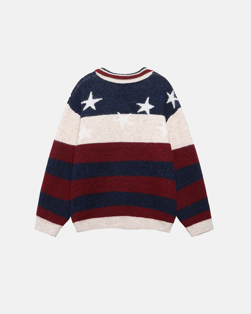 Colorblock Striped Jacquard Sweater | Inflation Streetwear