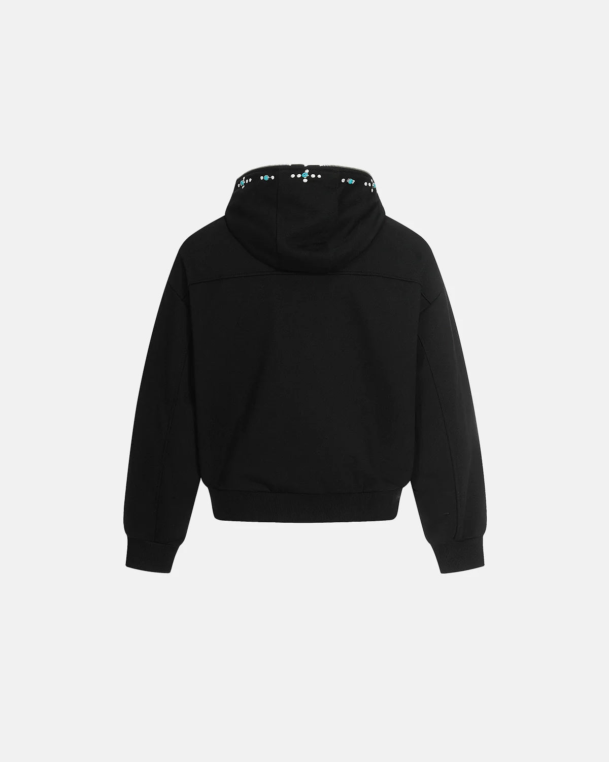 Full Zip Up Cropped Hoodies with Accessories | Inflation Streetwear