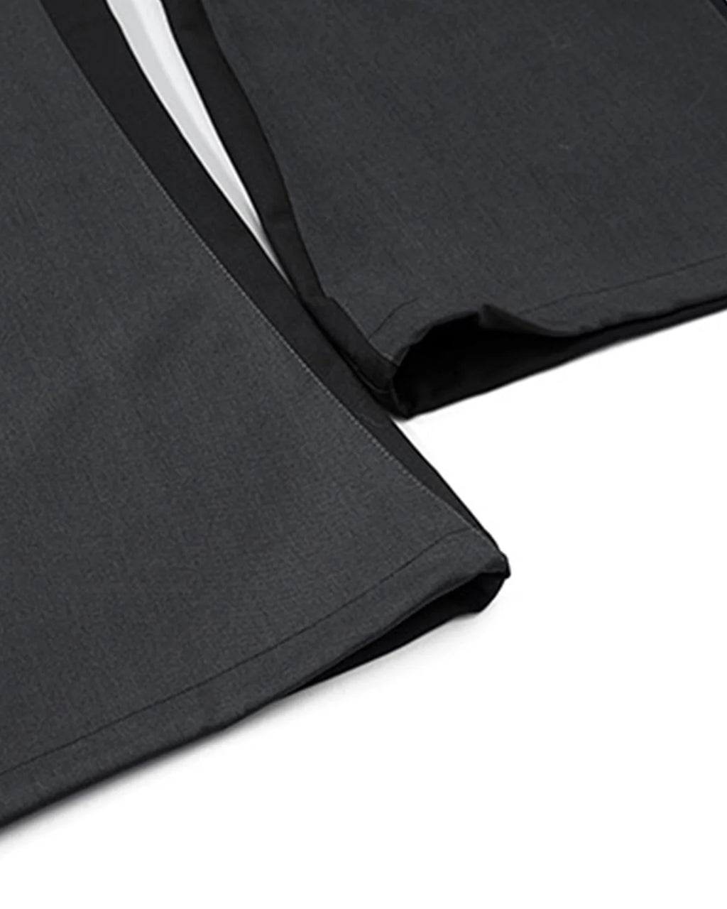 Double Waist Patchwork Wide Leg Pants | Inflation streetwear