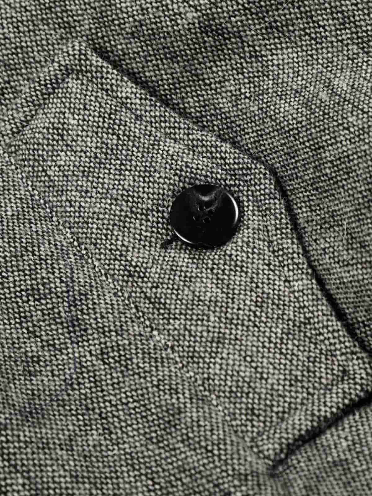 Retro Faux Fur Collar Wool Textured Zip Up Bomber Jacket