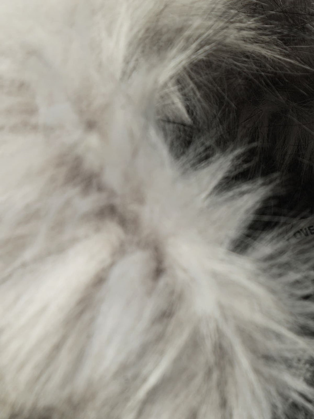 Retro Faux Fur Collar Wool Textured Zip Up Bomber Jacket