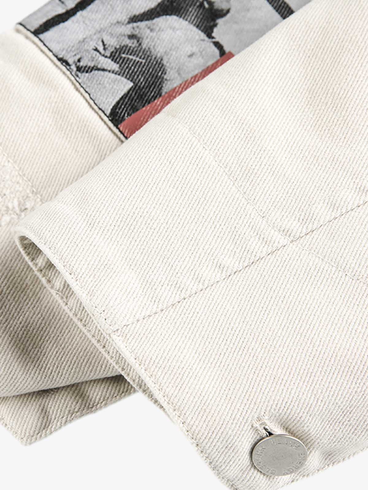 Street Washed Distressed Detroit Jacket