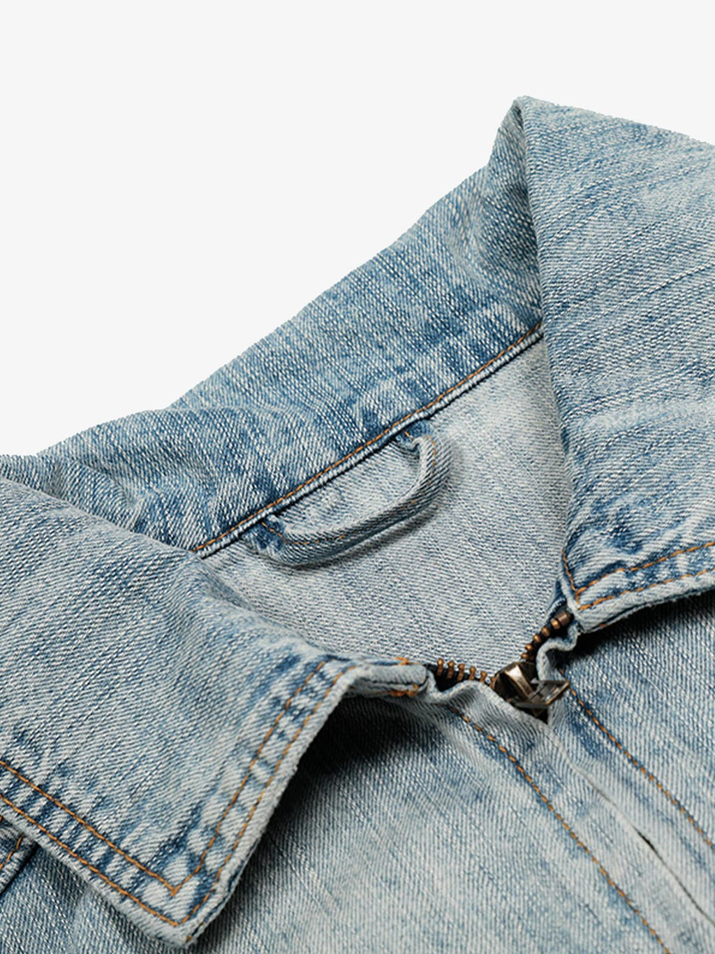 Vintage Light Wash Workwear Denim Jacket