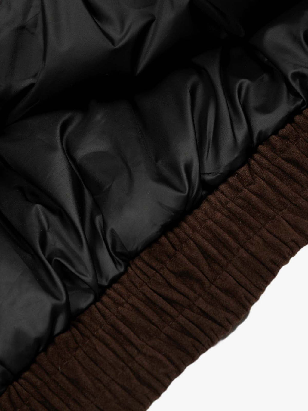 Retro Asymmetrical Lambswool Suede Padded Jacket