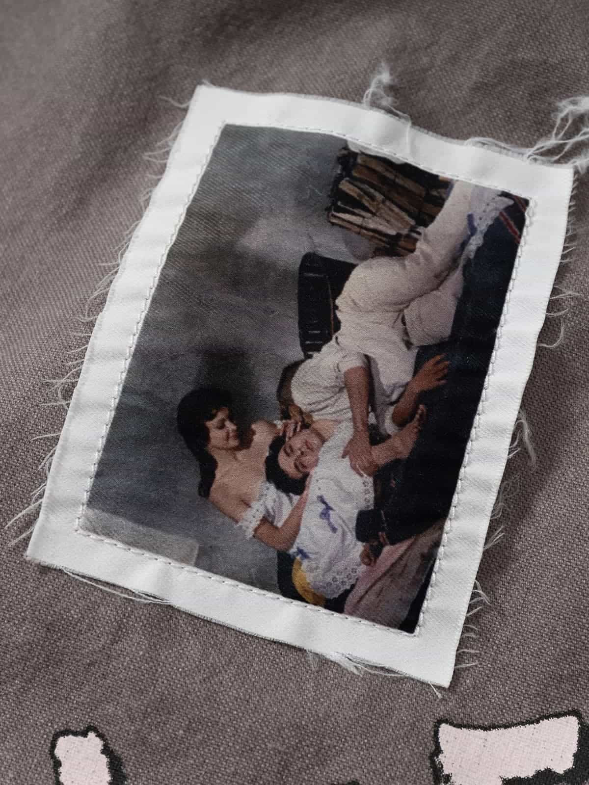 Street Graffiti Distressed High-Neck Padded Cotton Jacket