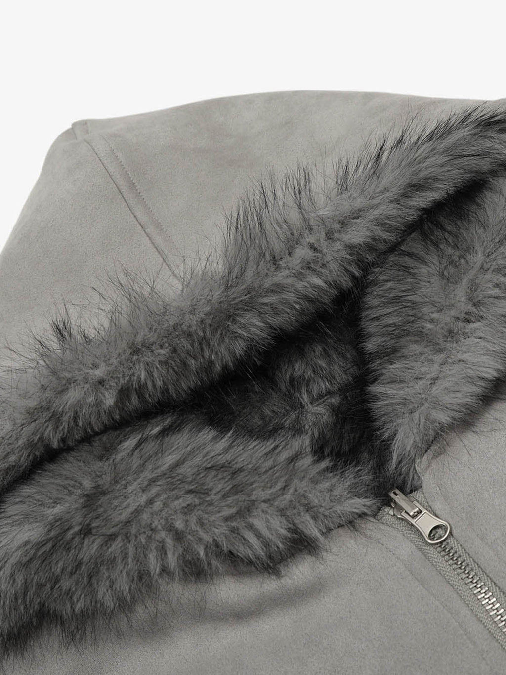 Street Fur Reversible Hooded Jacket - 2493