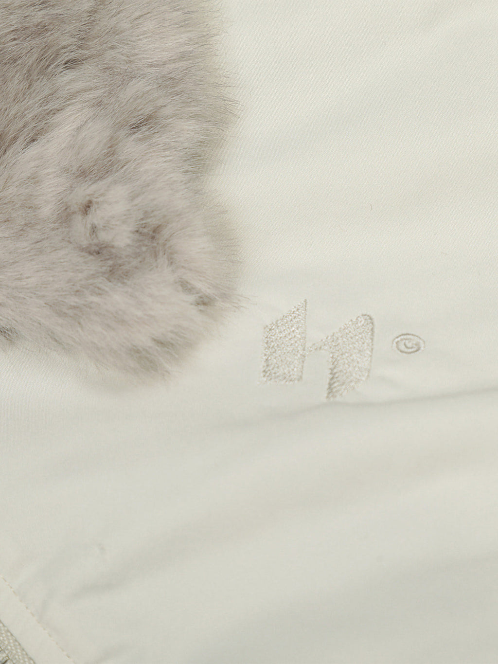 Faux Fur Collar Zipper Padded Bomber Jacket