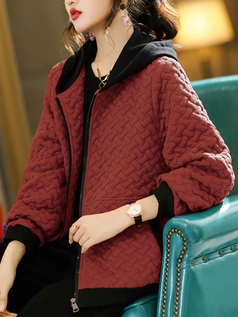 MIRELLE QUILTED HOODIE