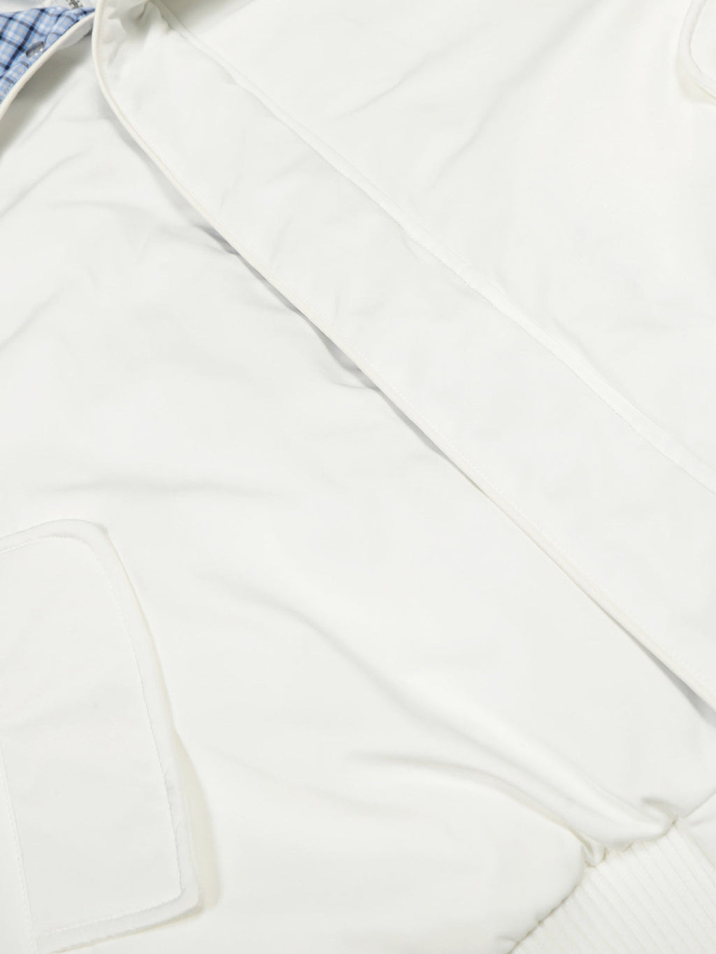 Retro Layered Look Plaid Collar Padded Jacket