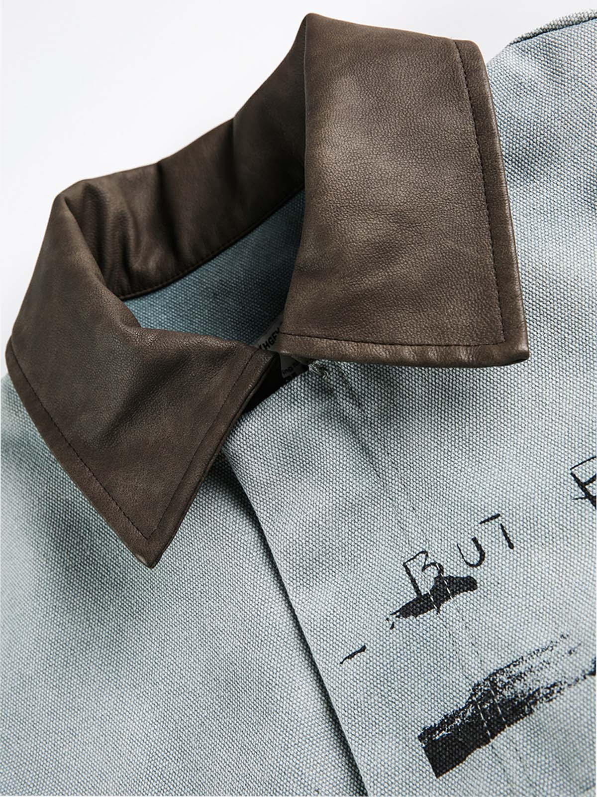 Vintage Washed Distressed Barn Work Jacket