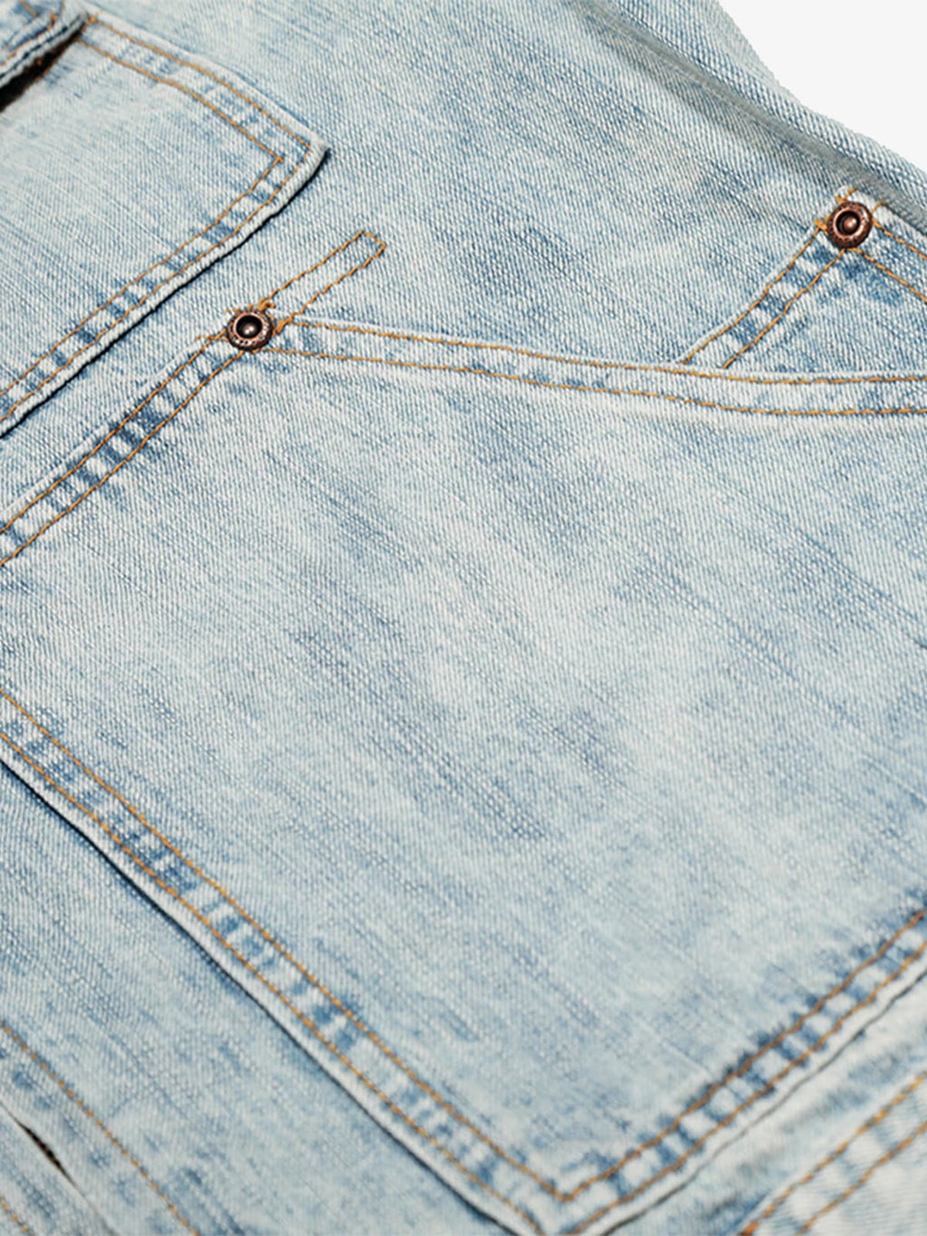 Vintage Light Wash Workwear Denim Jacket