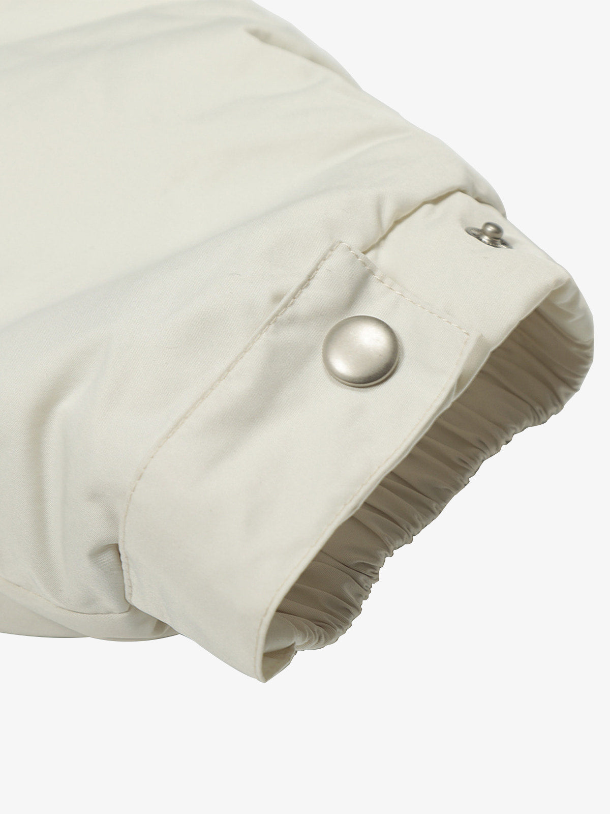 Faux Fur Collar Zipper Padded Bomber Jacket