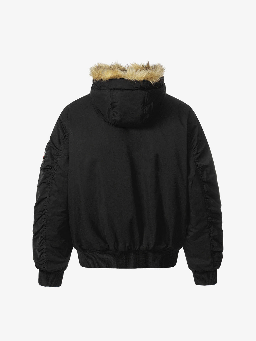 Retro Leopard Print Fur Collar Hooded Padded Jacket