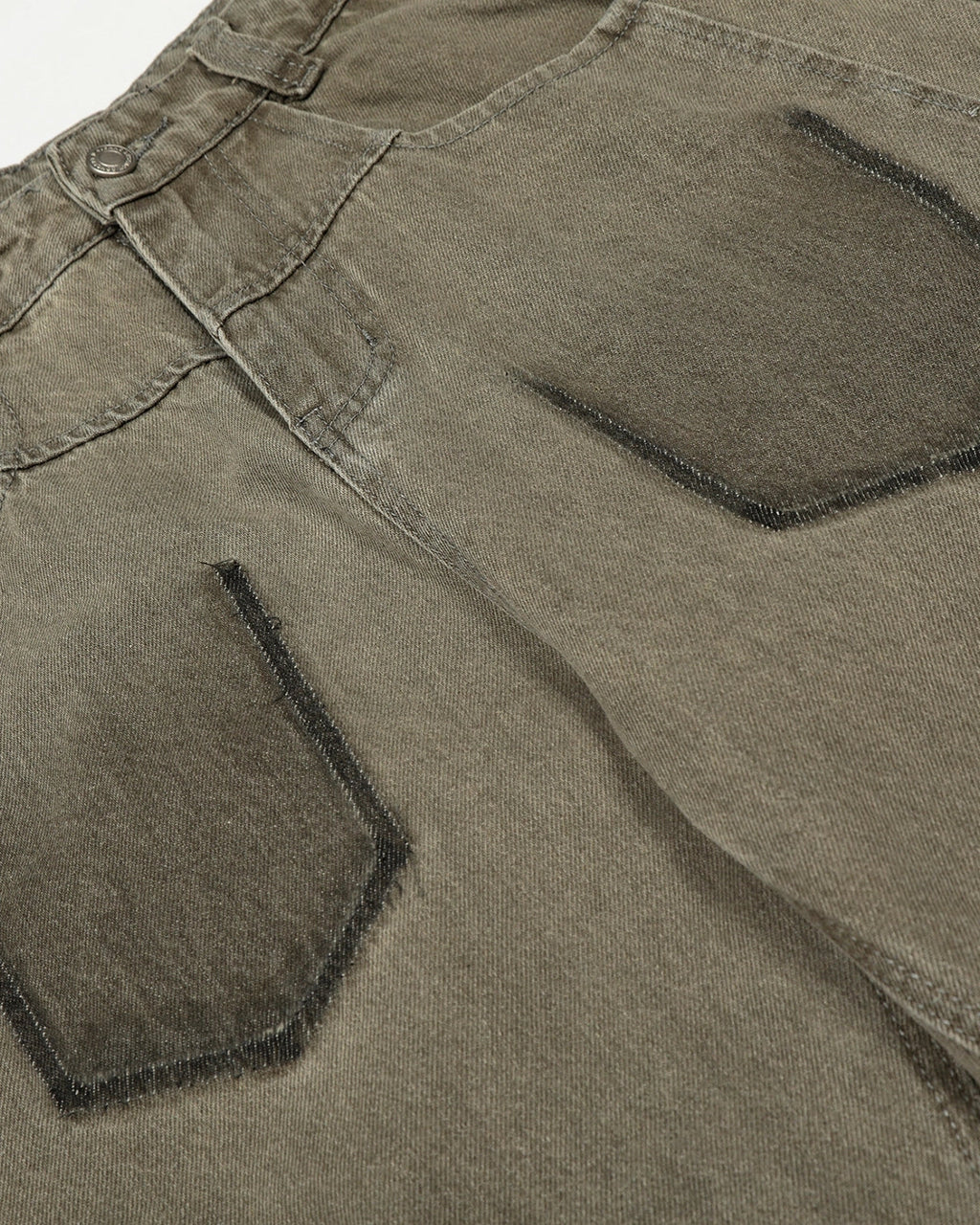 Deconstructed Cargo Baggy Jeans | INFLATION Streetwear