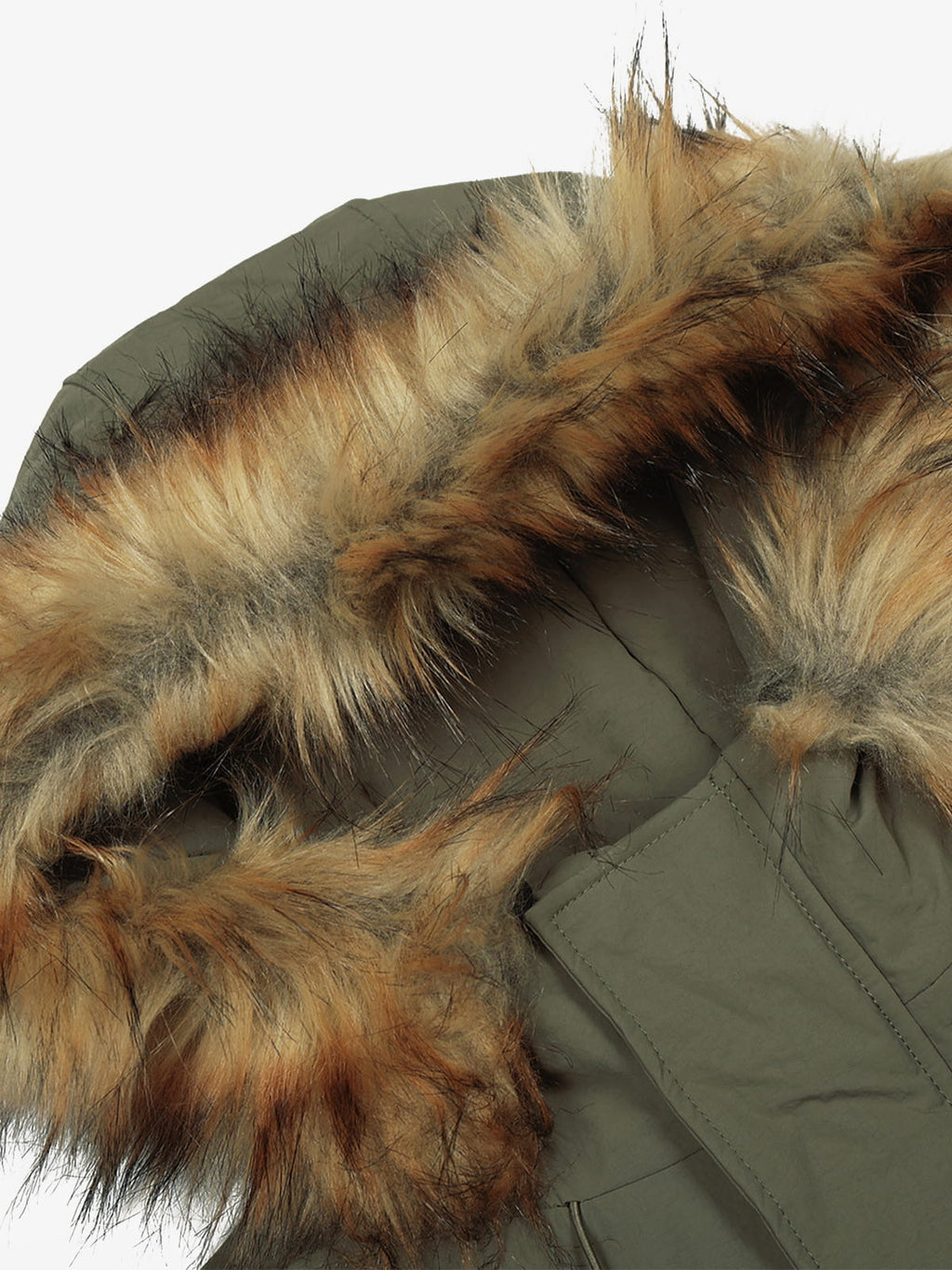 Retro Badge Embroidered Fur Collar Bomber Jacket