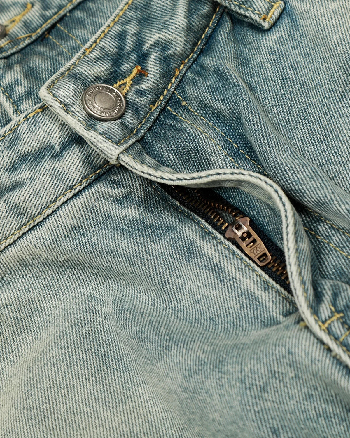Double Waist Acid Washed Baggy Jeans | Inflation streetwear