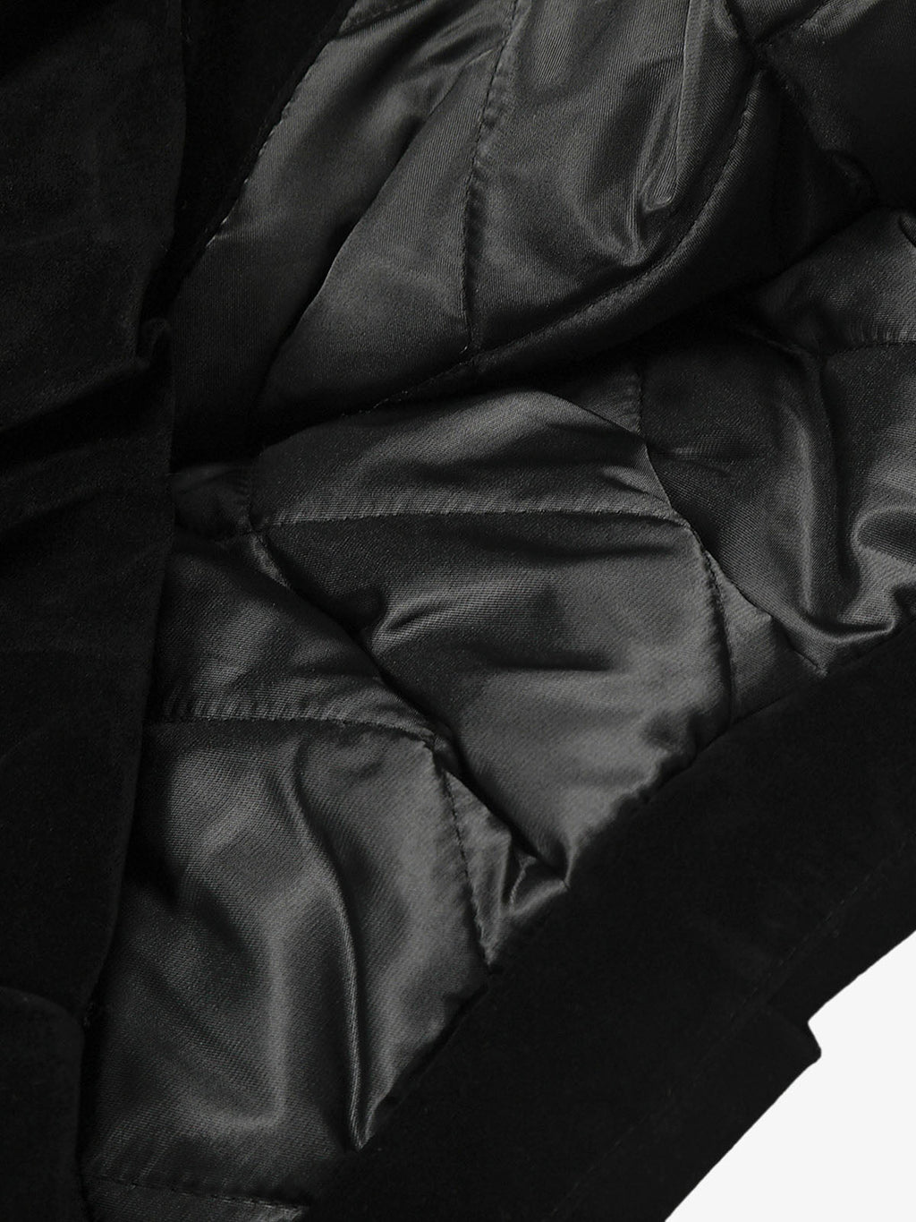 Vintage Drawstring Design Fur Collar Padded Jacket