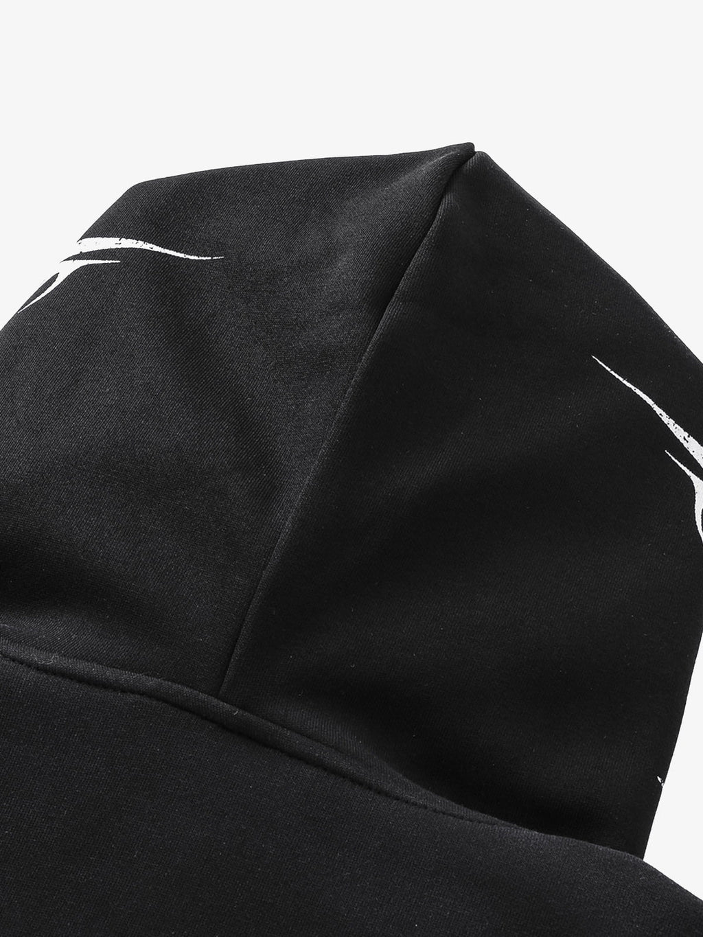 High Street Script Letter Print Zip-up Hoodie Jacket