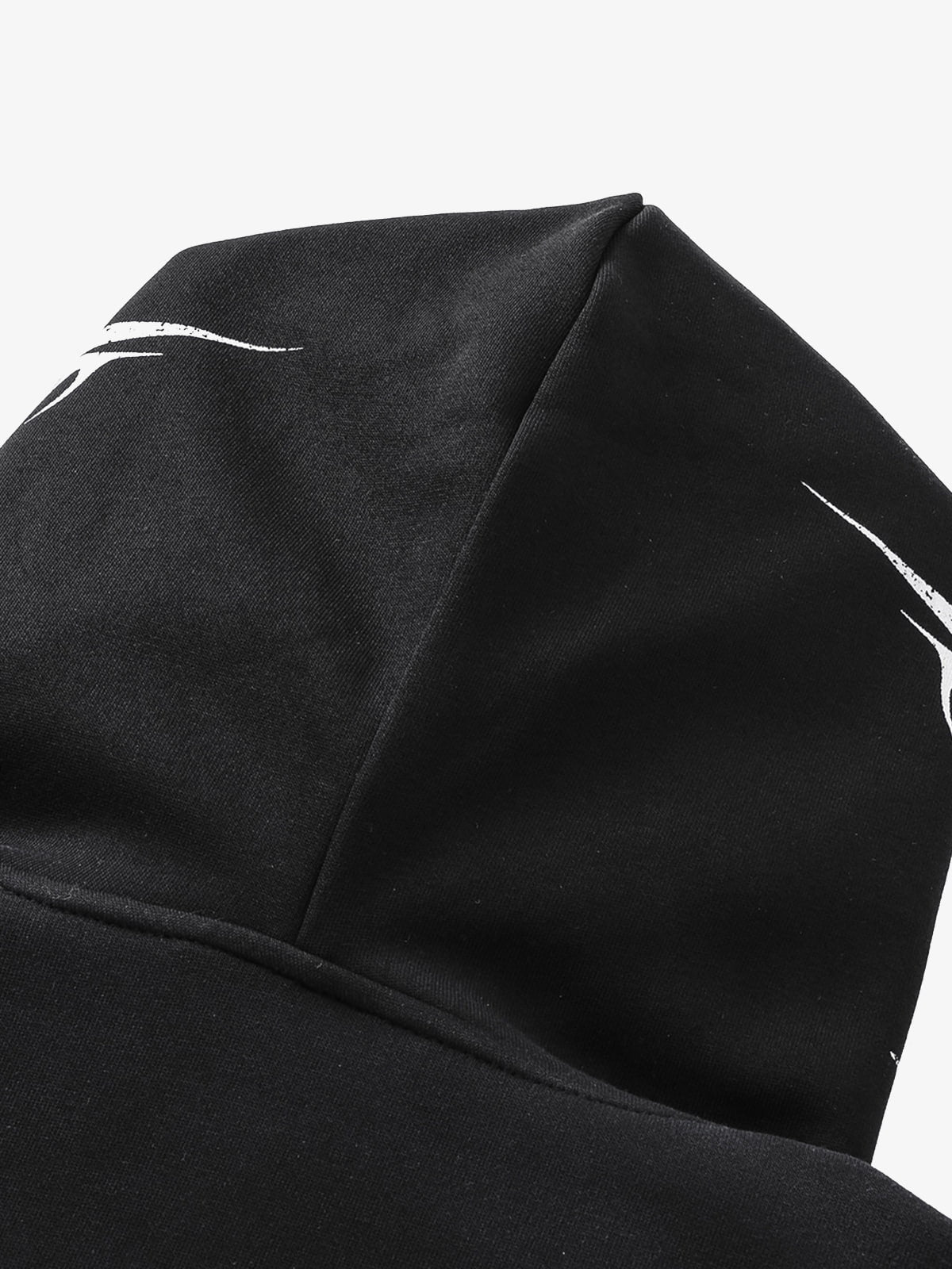 High Street Script Letter Print Zip-up Hoodie Jacket