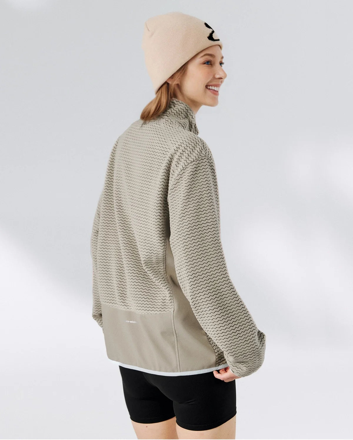 Wavy Fleece Zip-Up Jacket | INFLATION Streetwear