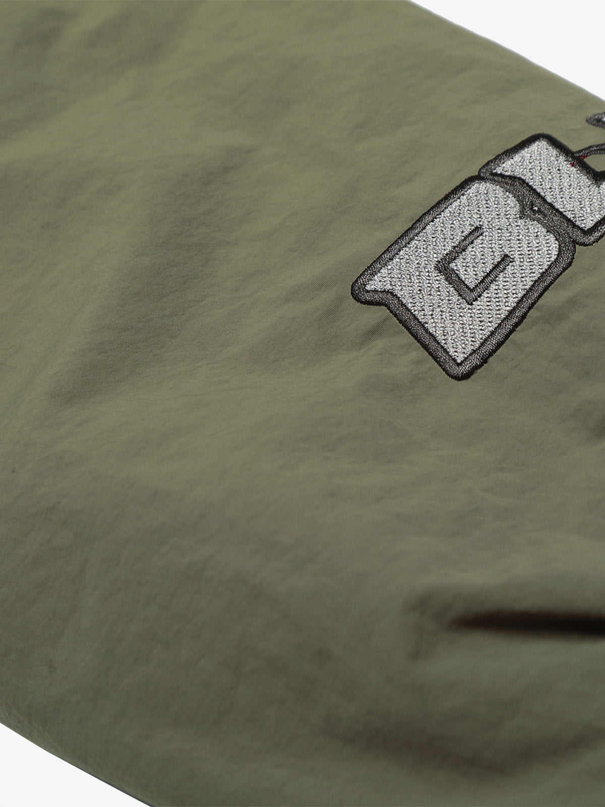 Retro Badge Embroidered Fur Collar Bomber Jacket