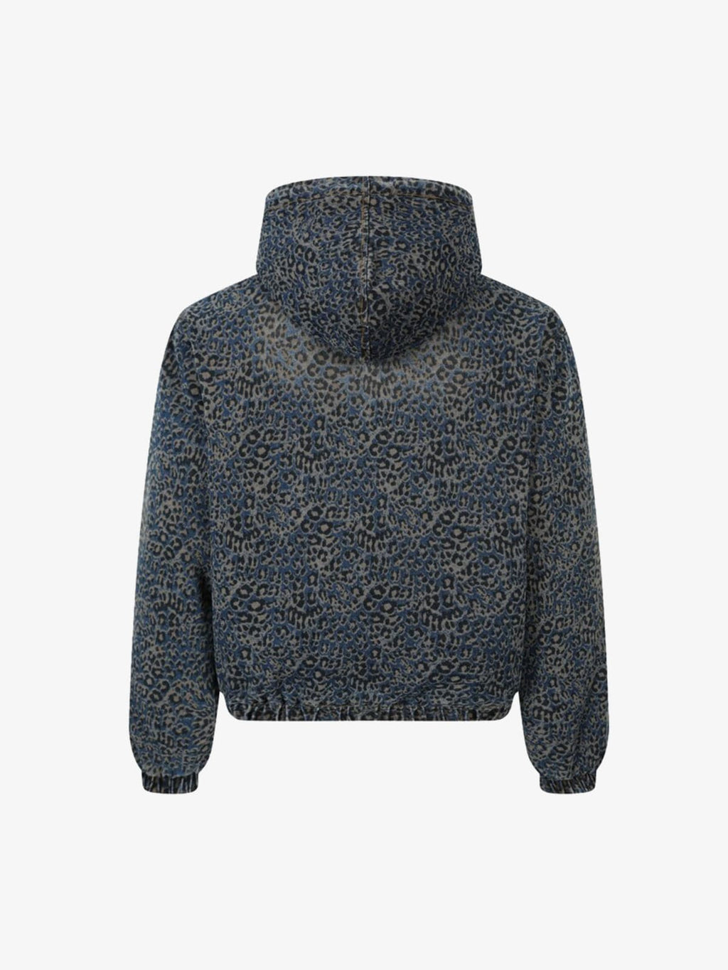 Vintage Lambswool Leopard Emblem Padded Jacket