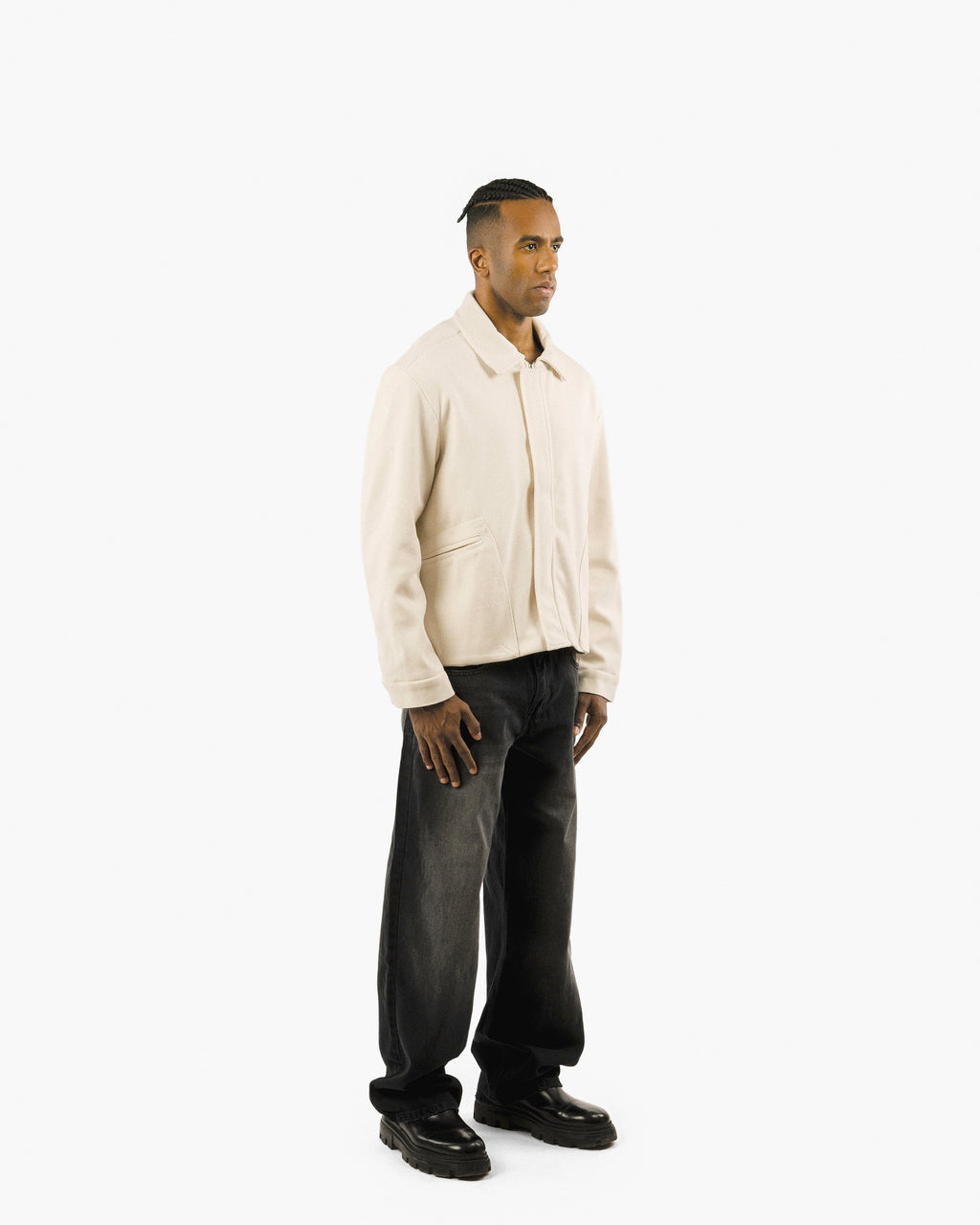 Streetwear Essential Basic Zip Jacket