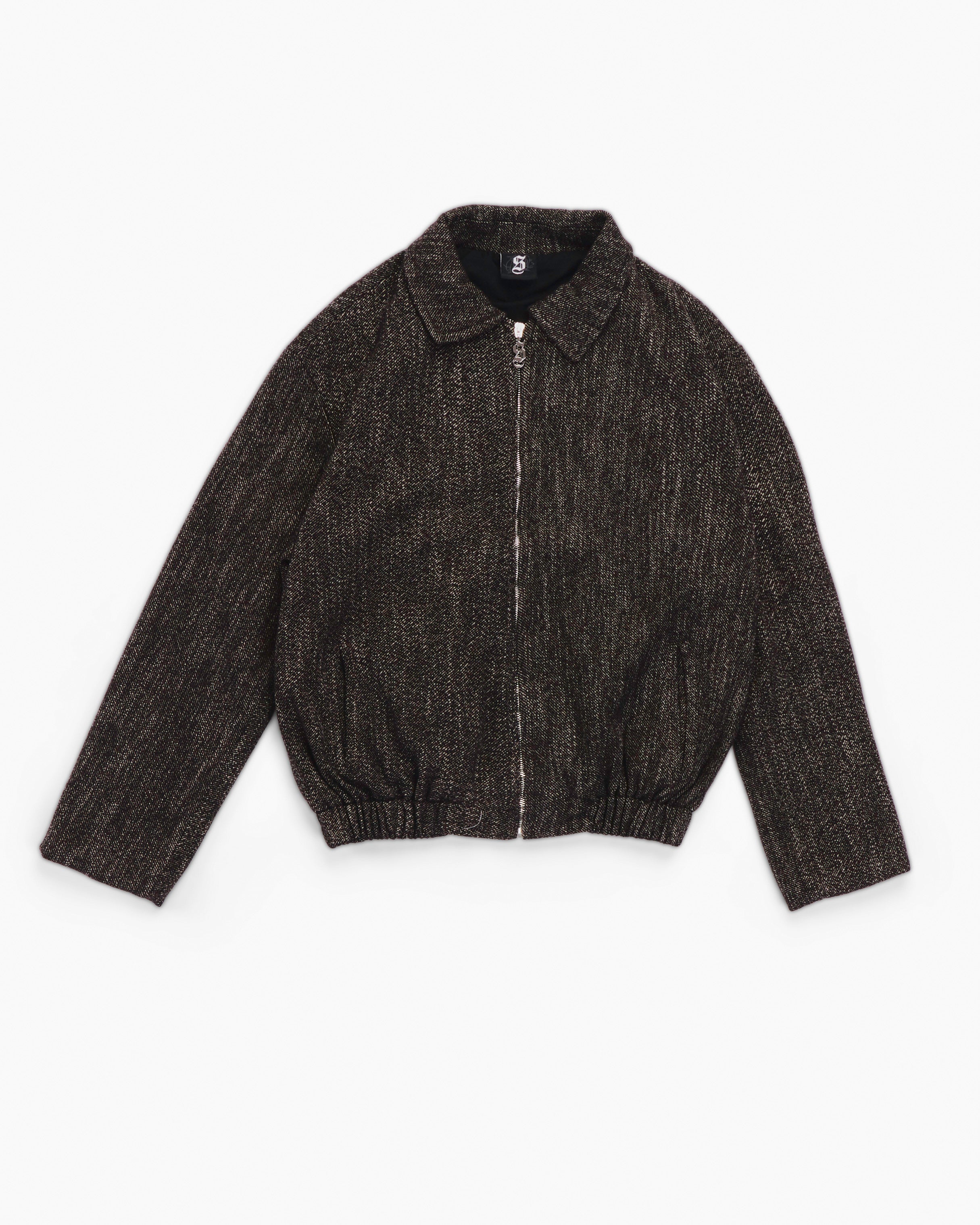 Streetwear Essential Textured Zip Jacket