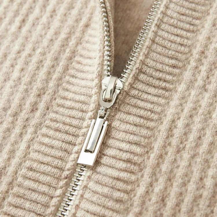 SORRENTO CASHMERE ZIP HOODIE