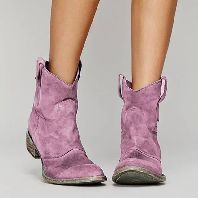 PALOMA VINTAGE WESTERN ANKLE BOOTS