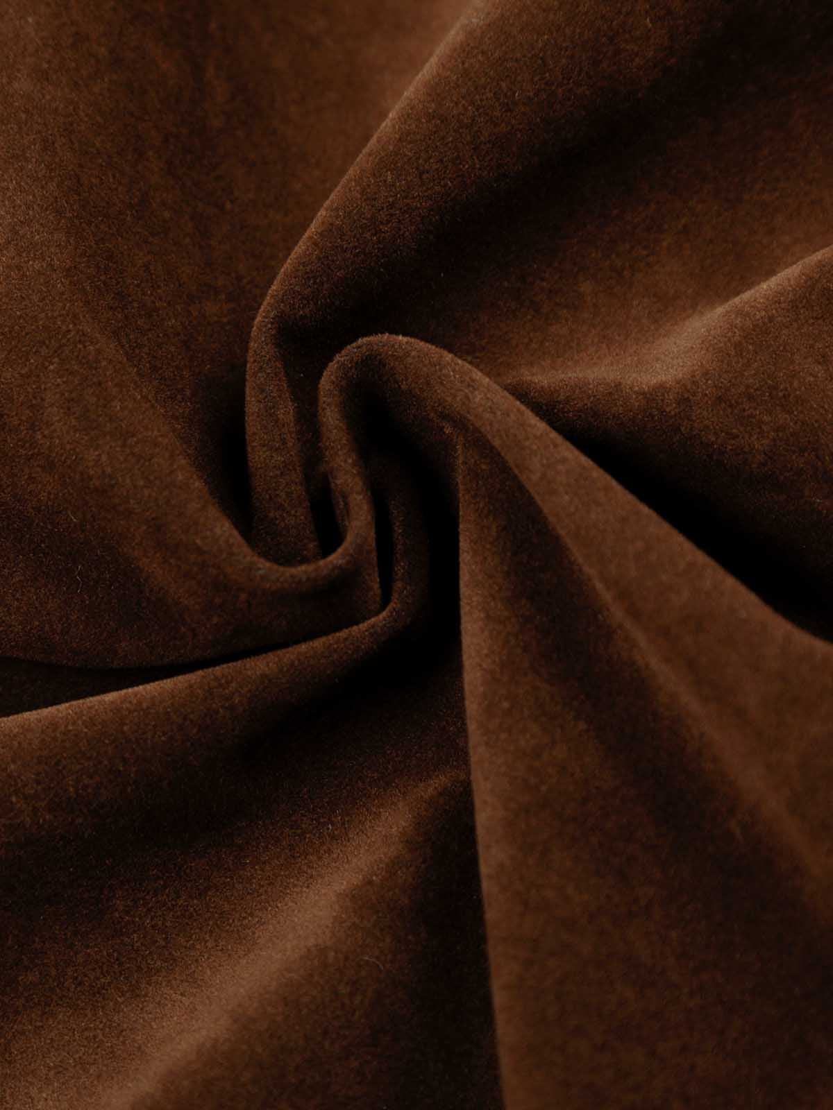 Streetwear Metal Clip Faux Fur Hooded Suede Bomber Jacket