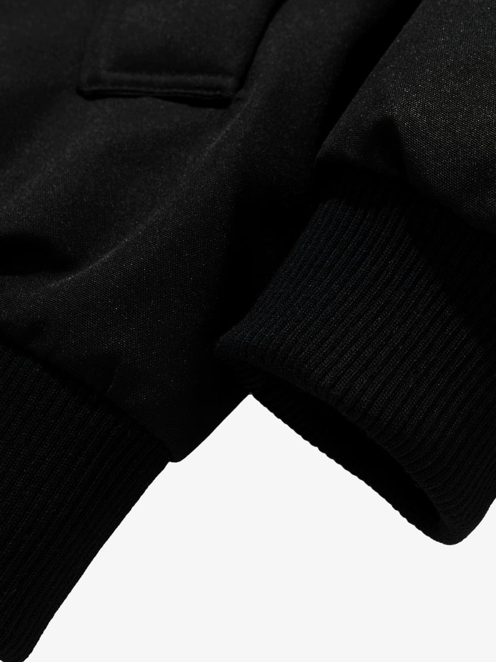 Retro Contrast Fur Collar Quilted Cotton Bomber Jacket