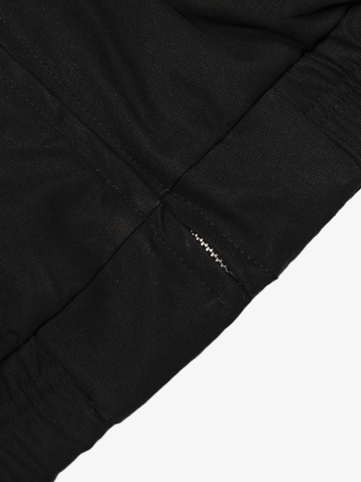 Vintage Stand Collar Fur Lined Bomber Jacket